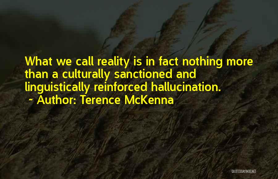 Sanctioned Quotes By Terence McKenna
