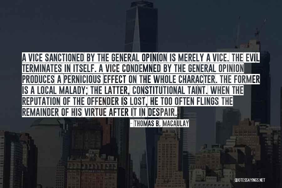 Sanctioned Quotes By Thomas B. Macaulay Sanctioned Quotes By Thomas B. Macaulay