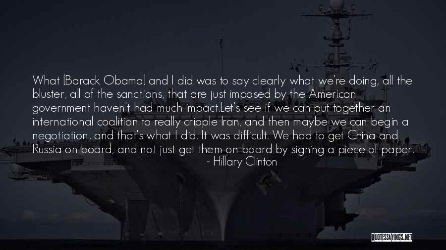Sanctions On Russia Quotes By Hillary Clinton Sanctions On Russia Quotes By Hillary Clinton