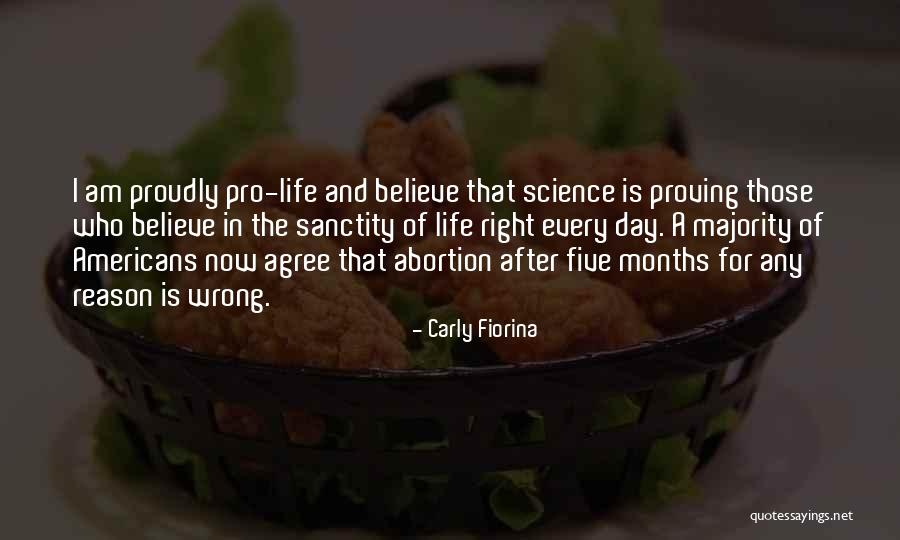 Sanctity Of Life Abortion Quotes By Carly Fiorina