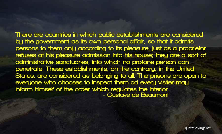 Sanctuaries Interior Quotes By Gustave De Beaumont Sanctuaries Interior Quotes By Gustave De Beaumont