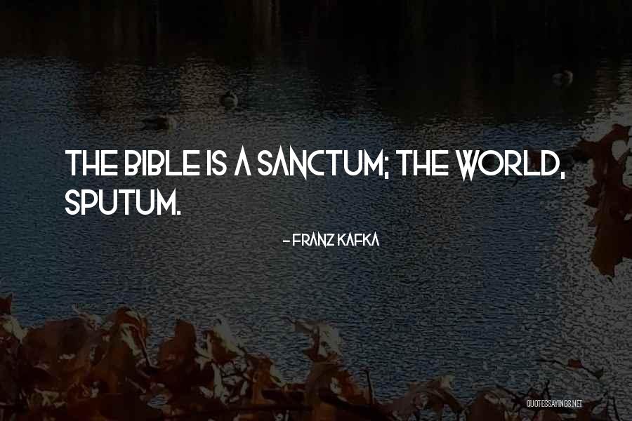 Sanctum Quotes By Franz Kafka