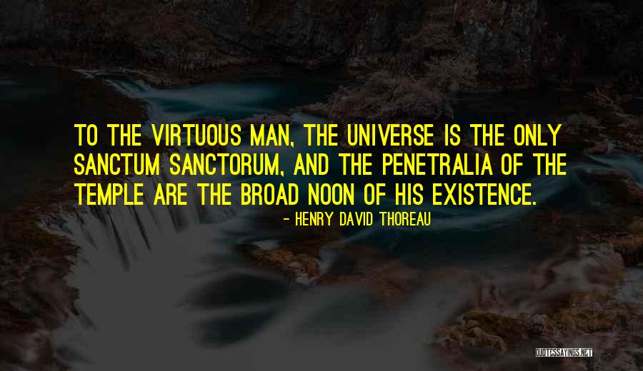 Sanctum Quotes By Henry David Thoreau