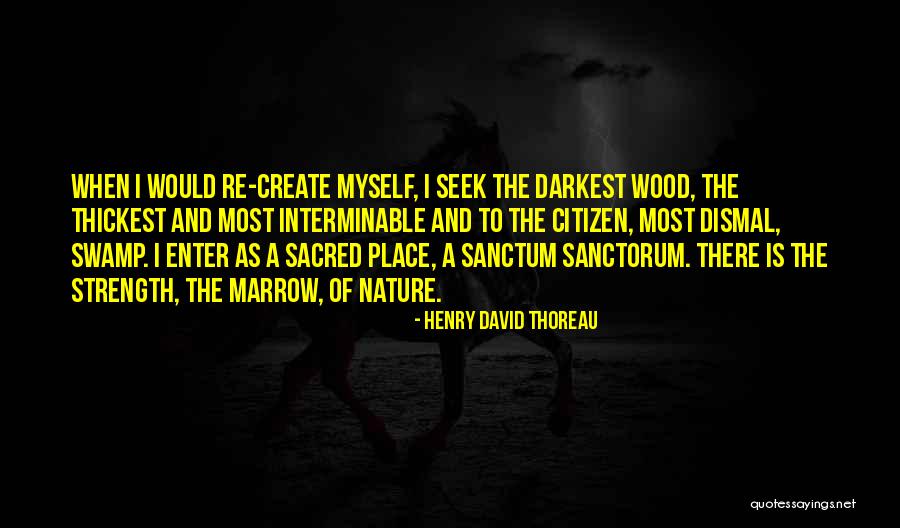 Sanctum Quotes By Henry David Thoreau