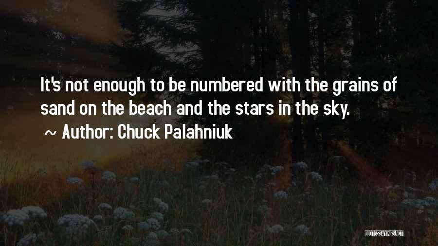 Sand And Beach Quotes By Chuck Palahniuk