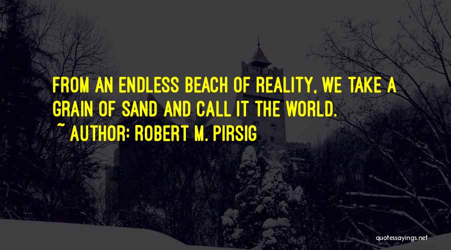 Sand And Beach Quotes By Robert M. Pirsig