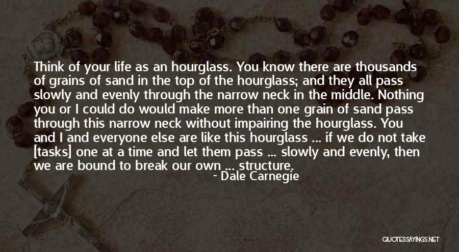 Sand And Life Quotes By Dale Carnegie