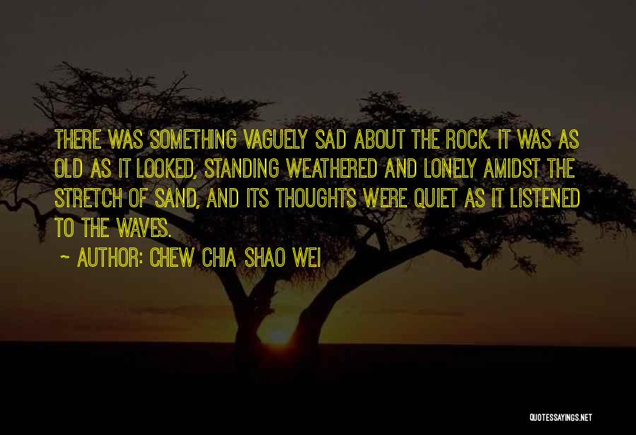 Sand And Rock Quotes By Chew Chia Shao Wei