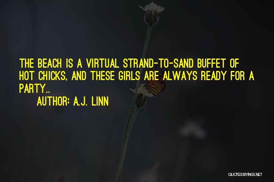 Sand Beach Quotes By A.J. Linn