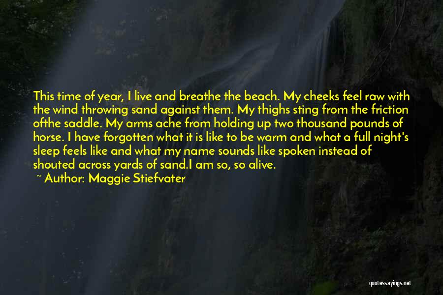 Sand Beach Quotes By Maggie Stiefvater