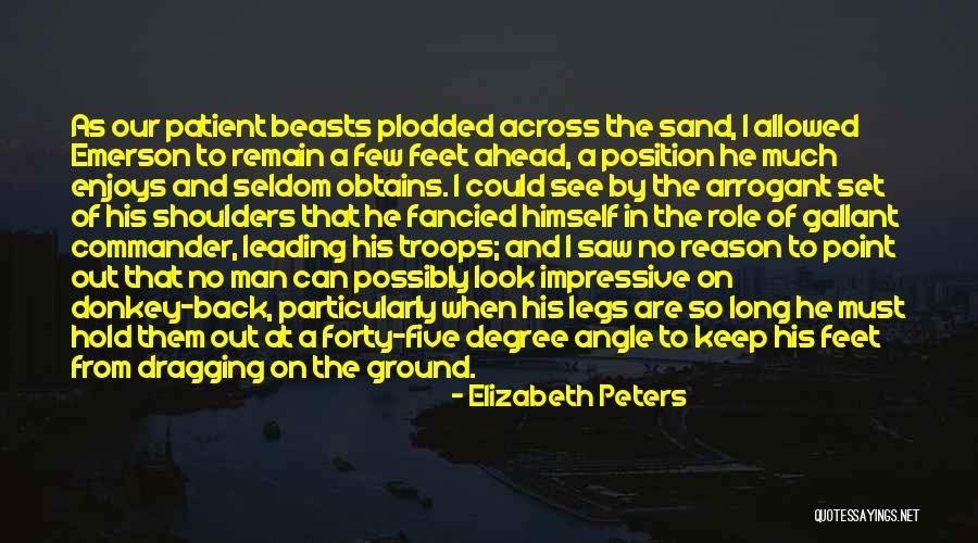 Sand Feet Quotes By Elizabeth Peters