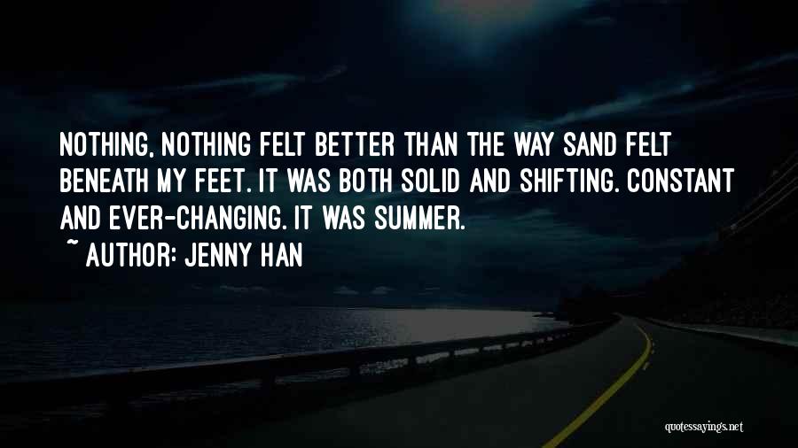 Sand Feet Quotes By Jenny Han