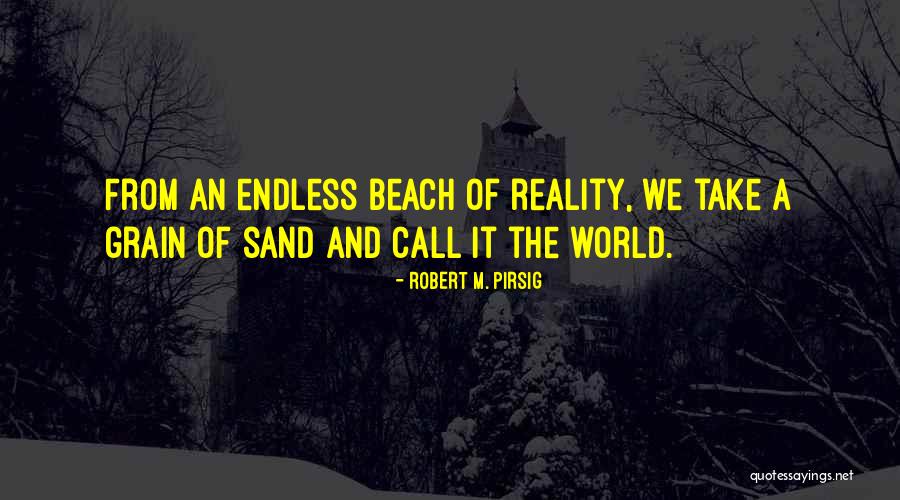 Sand Grain Quotes By Robert M. Pirsig Sand Grain Quotes By Robert M. Pirsig