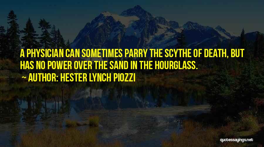 Sand Hourglass Quotes By Hester Lynch Piozzi