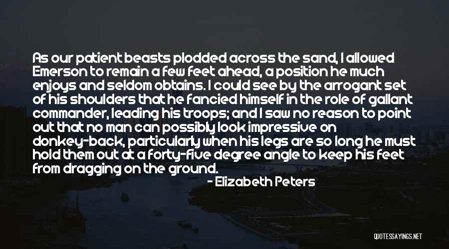 Sand On My Feet Quotes By Elizabeth Peters