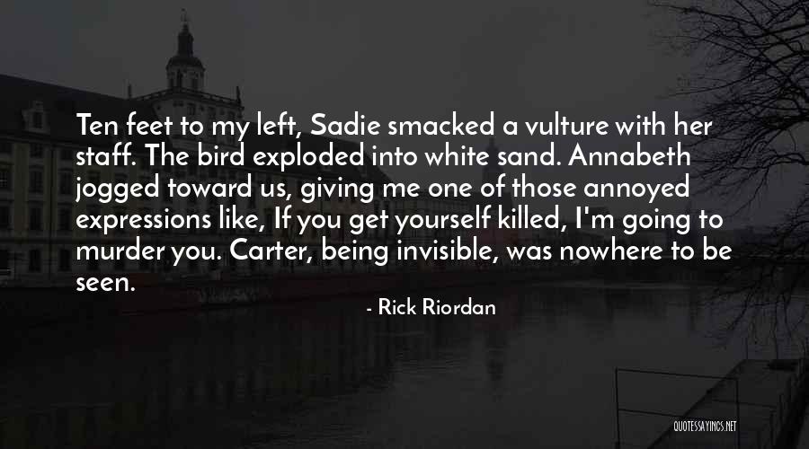 Sand On My Feet Quotes By Rick Riordan