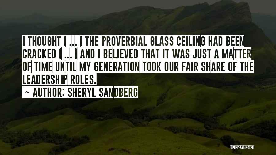 Sandberg Leadership Quotes By Sheryl Sandberg