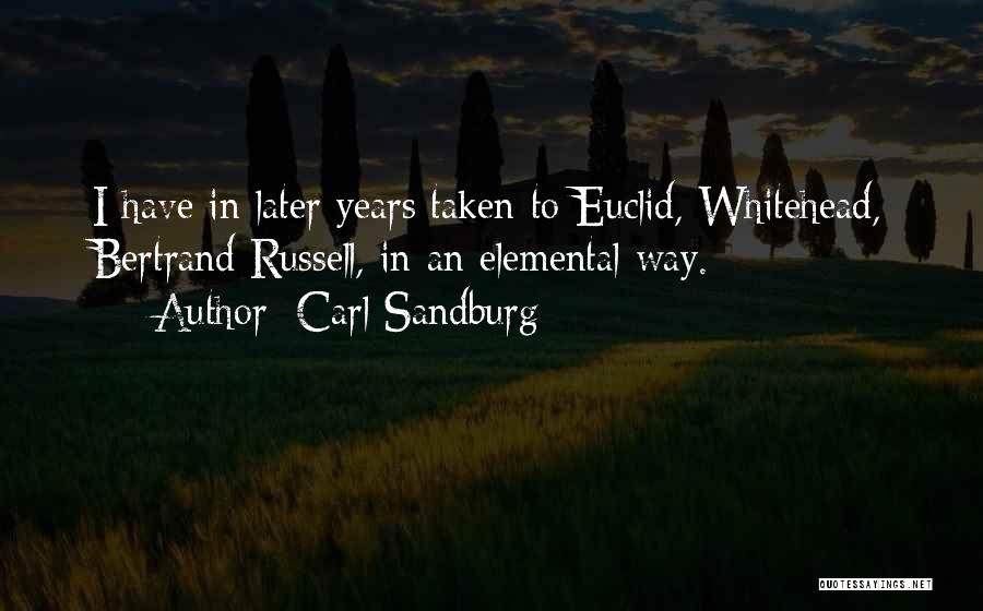 Sandburg Quotes By Carl Sandburg