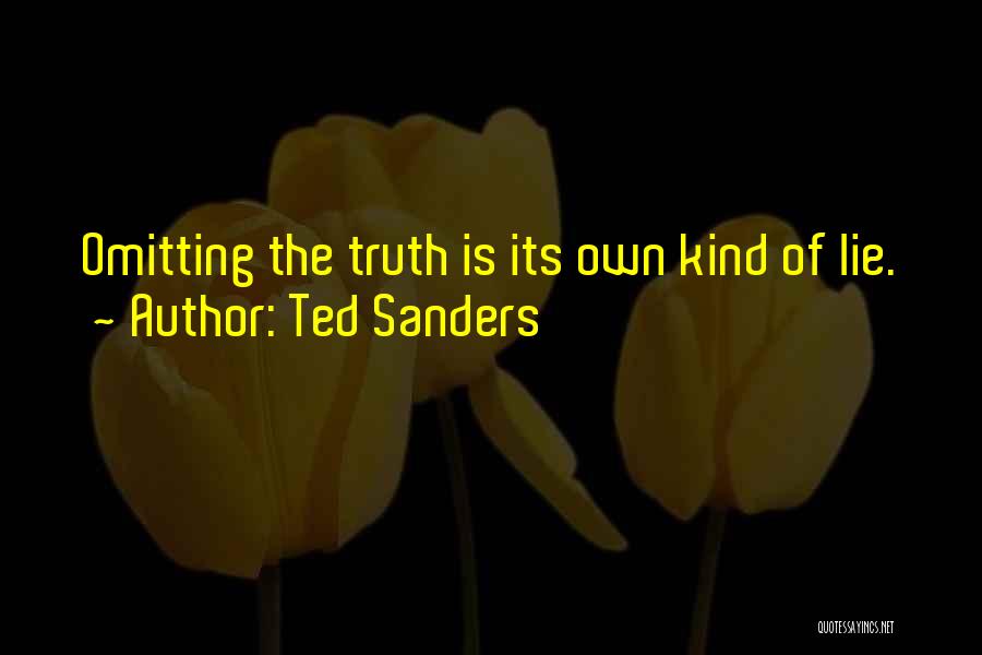 Sanders Quotes By Ted Sanders
