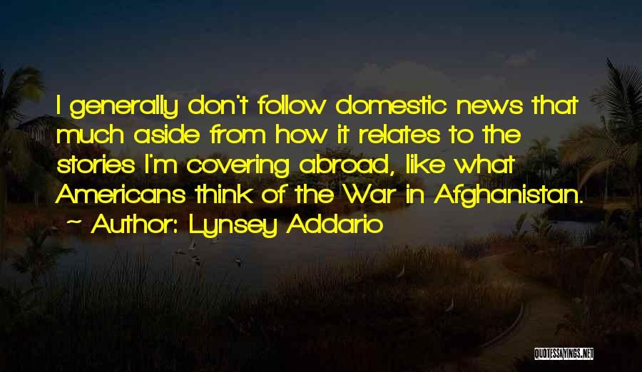 Sandip University Quotes By Lynsey Addario
