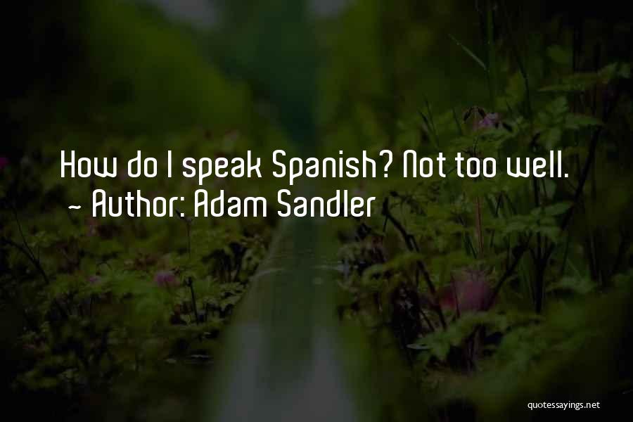 Sandler Quotes By Adam Sandler