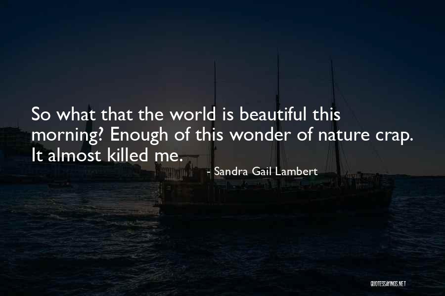 Sandra Gail Lambert Quotes 113760