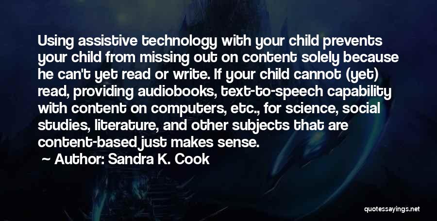 Sandra K. Cook Quotes 1237764