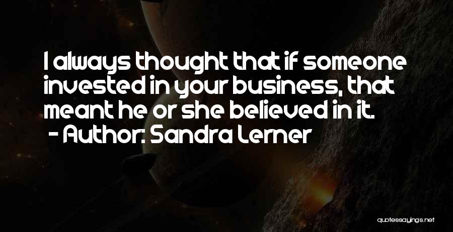 Sandra Lerner Quotes 1997131