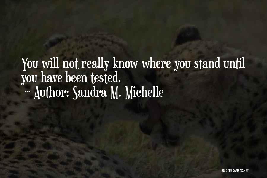 Sandra M. Michelle Quotes 2137142