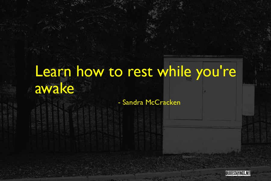 Sandra McCracken Quotes 1332432