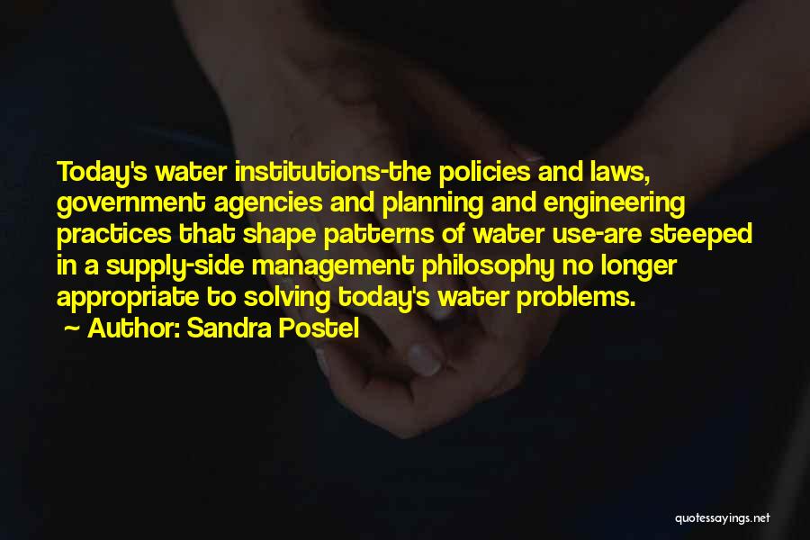 Sandra Postel Quotes 401648