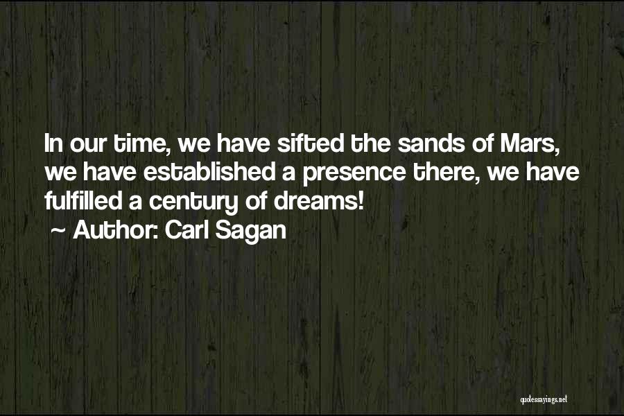 Sands Of Time Quotes By Carl Sagan