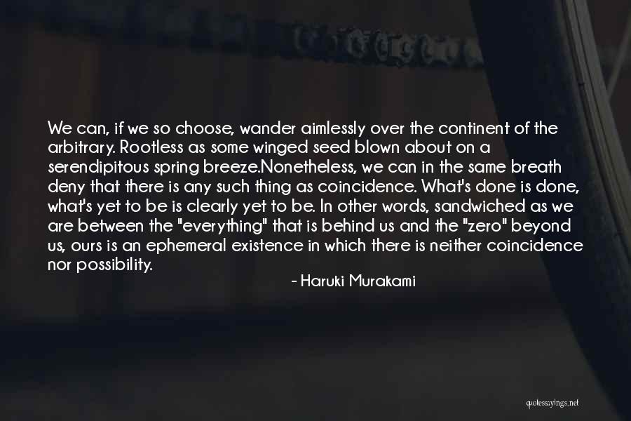 Sandwiched Between Quotes By Haruki Murakami