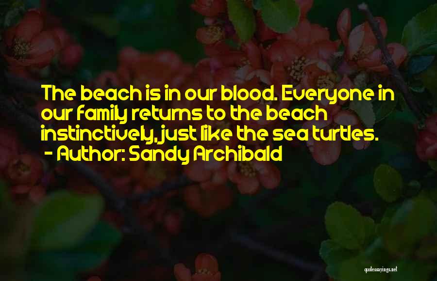 Sandy Beach Quotes By Sandy Archibald