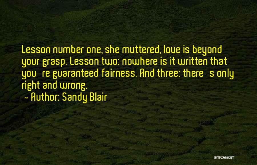 Sandy Blair Quotes 416754