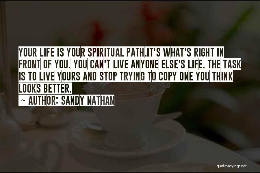 Sandy Nathan Quotes 1992444