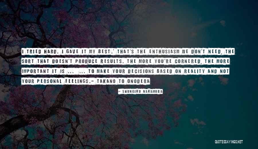 Saneholtz Quotes By Shungiku Nakamura Saneholtz Quotes By Shungiku Nakamura