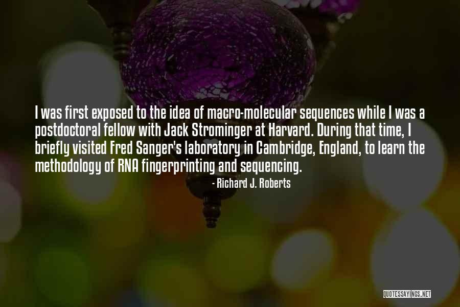 Sanger Sequencing Quotes By Richard J. Roberts Sanger Sequencing Quotes By Richard J. Roberts
