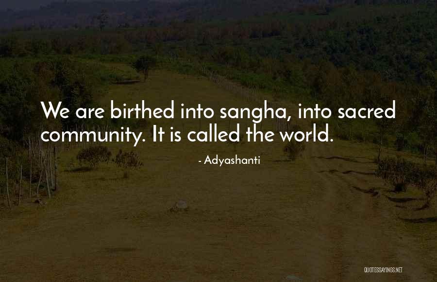 Sangha Quotes By Adyashanti