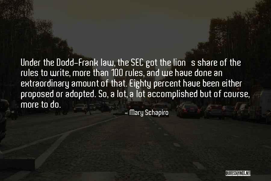 Sanguinate Quotes By Mary Schapiro Sanguinate Quotes By Mary Schapiro