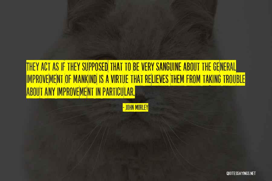 Sanguine Quotes By John Morley Sanguine Quotes By John Morley