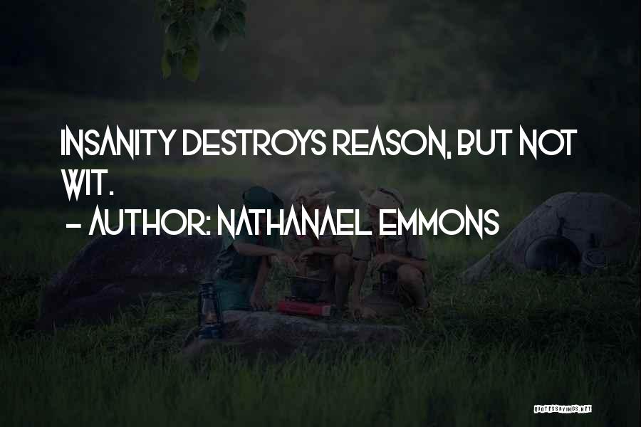 Sanity And Insanity Quotes By Nathanael Emmons