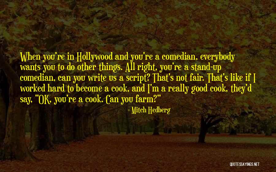 Sankara Eye Quotes By Mitch Hedberg