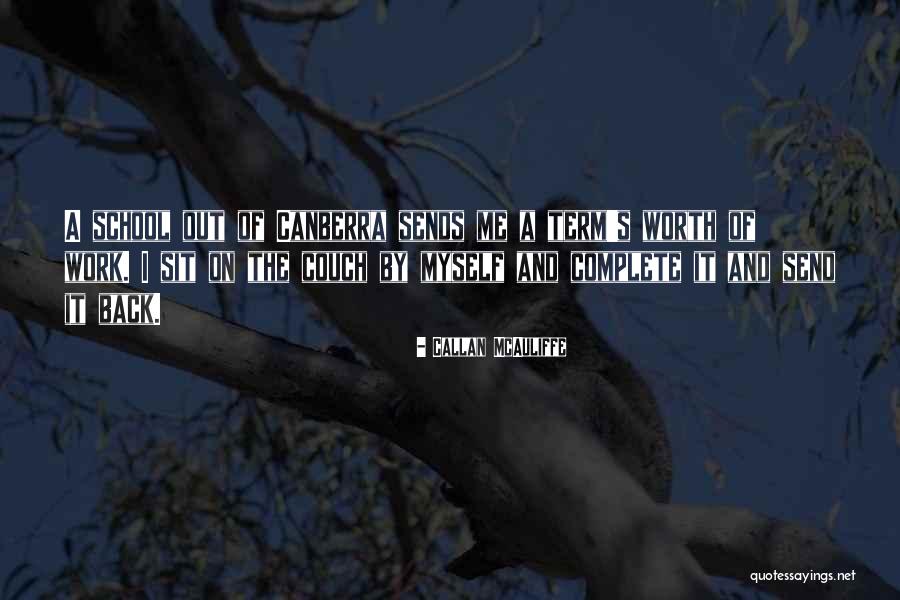 Sansour Linda Quotes By Callan McAuliffe Sansour Linda Quotes By Callan McAuliffe