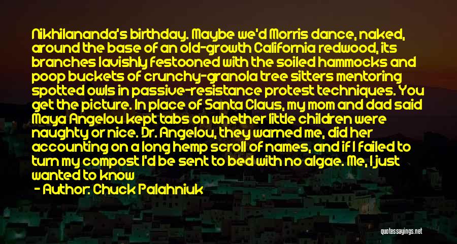 Santa Claus Naughty Quotes By Chuck Palahniuk