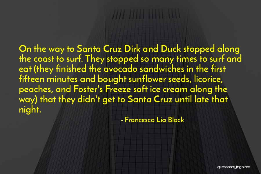 Santa Cruz Quotes By Francesca Lia Block