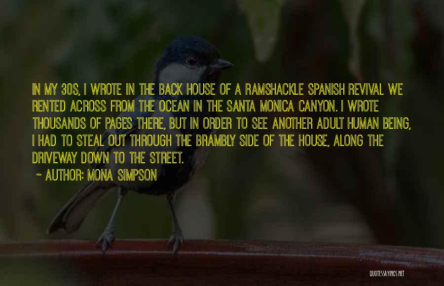 Santa Monica Quotes By Mona Simpson