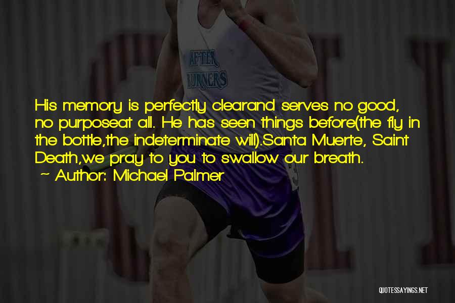 Santa Muerte Quotes By Michael Palmer