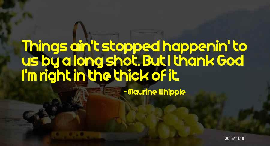 Santonio Thomas Quotes By Maurine Whipple Santonio Thomas Quotes By Maurine Whipple