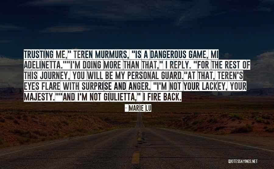 Santoro Quotes By Marie Lu Santoro Quotes By Marie Lu